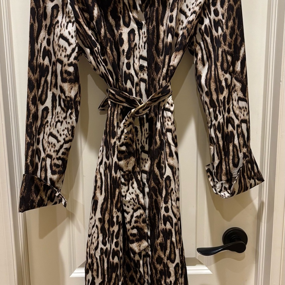 INC International Concepts Animal Print Midi Dress